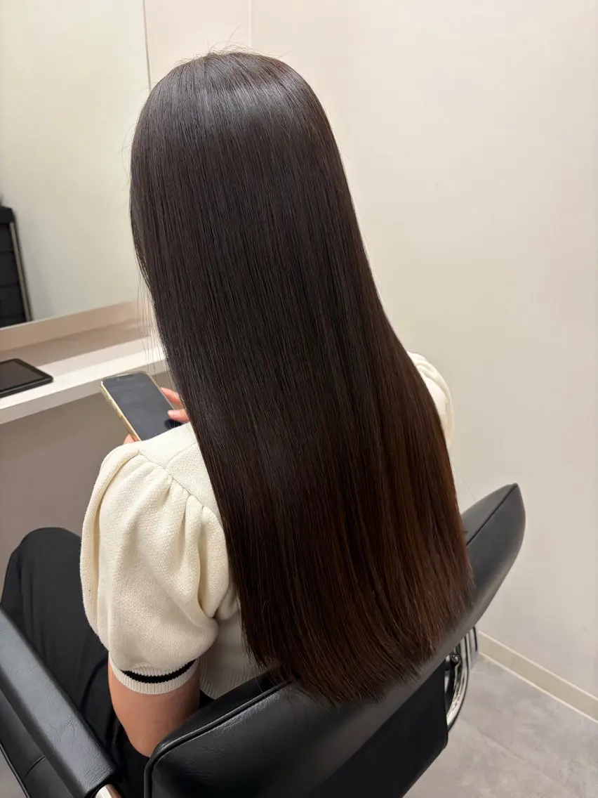 ロング 髪質改善 トリートメント トリートメント 髪質改善/縮毛矯正/ 艶カラー/登貴のヘアスタイル
