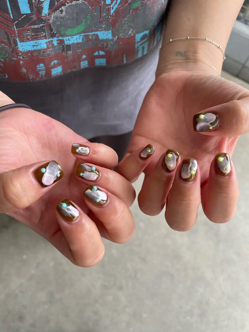 ネイル ハンドネイル nail salon 3🌞越谷のネイルデザイン