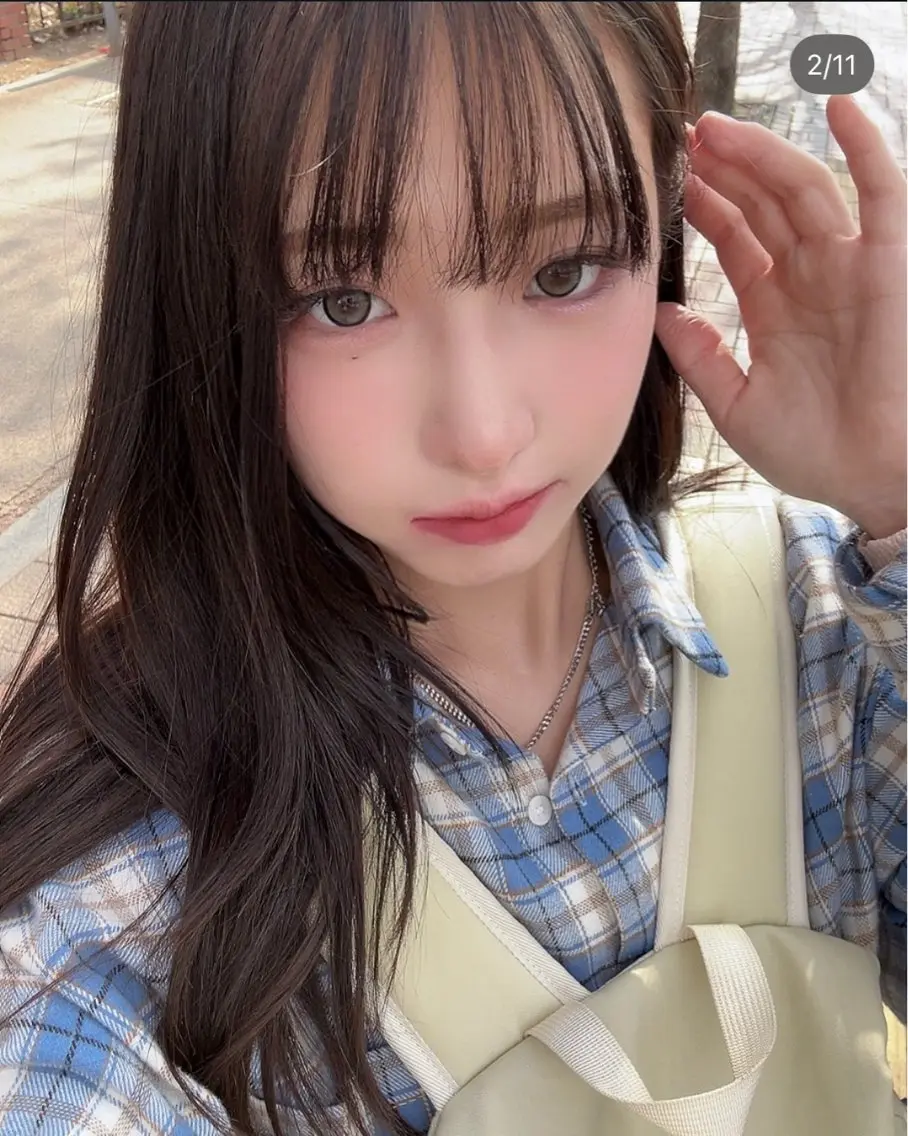 ロング カラー パーマ ヘアアレンジ メンズ キッズ 上品＆韓国風 🥀海心🥀のヘアスタイル