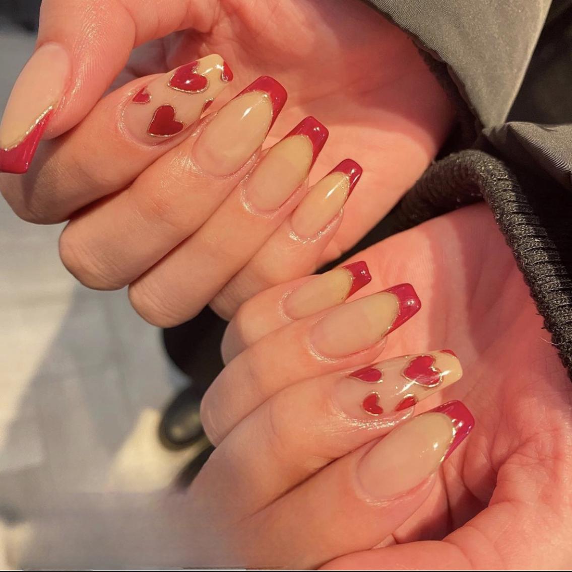 ショート カラー キッズ ネイル パーマ ヘアアレンジ マツエク・マツパ アイブロウ メンズ ease NAIL SALONのネイルデザイン