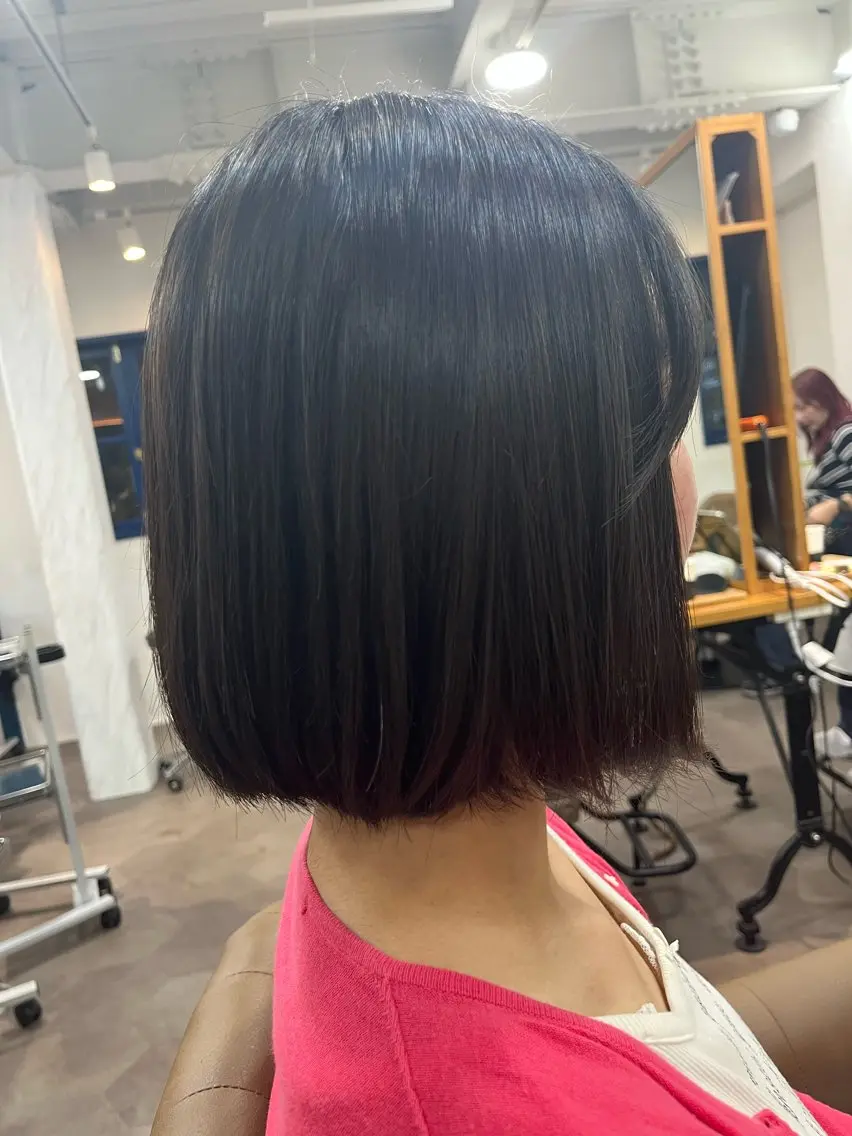 ショート カット 縮毛矯正🌟カラー╱ ╱いいじまのヘアスタイル