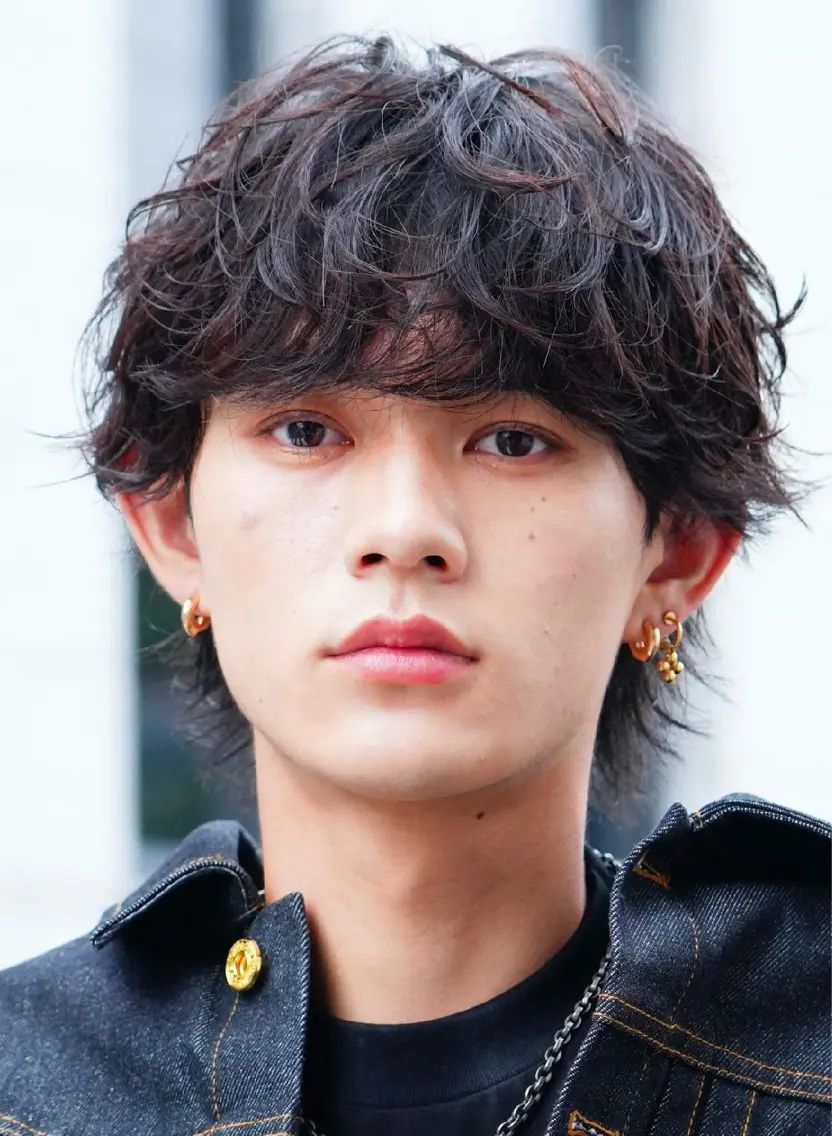 パーマ メンズ メンズパーマ カット パーマ 初パーマ支持率◎松田 優斗のヘアスタイル