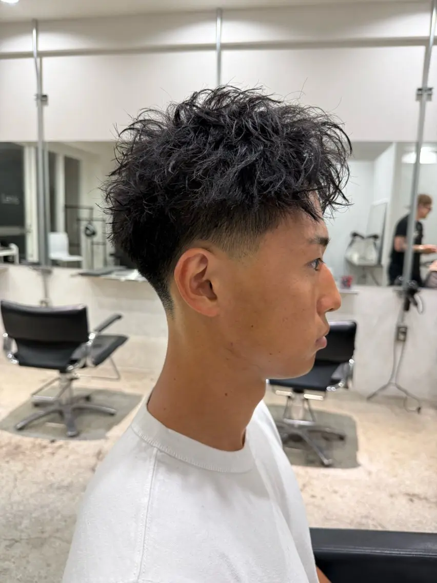 ショート メンズ 大田 流生のヘアスタイル
