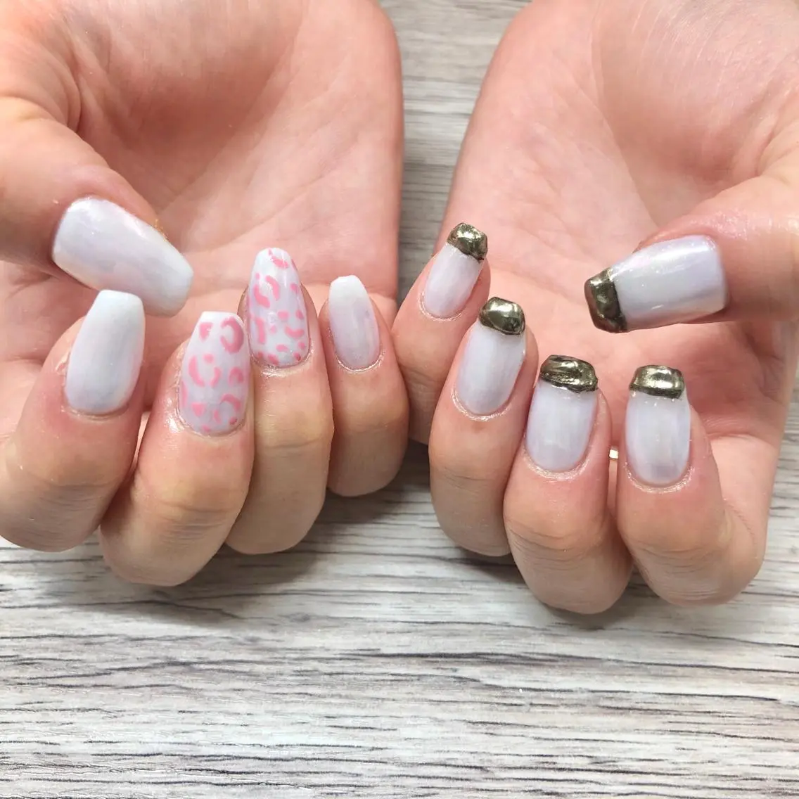 ネイル オーロラネイル 🎀AYAKO 🎀中韓ネイルのネイルデザイン