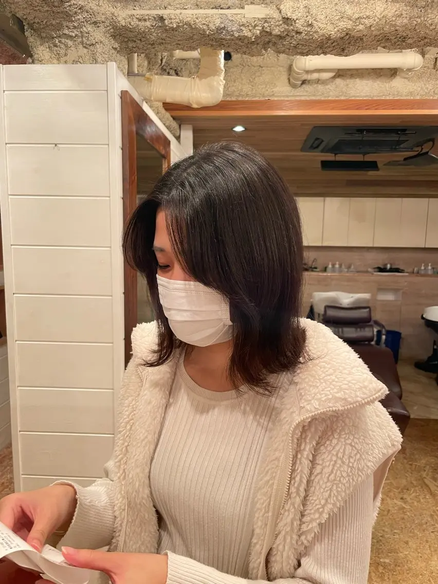 ショート 縮毛矯正/レイヤー/ ボブ♡Natsukiのヘアスタイル