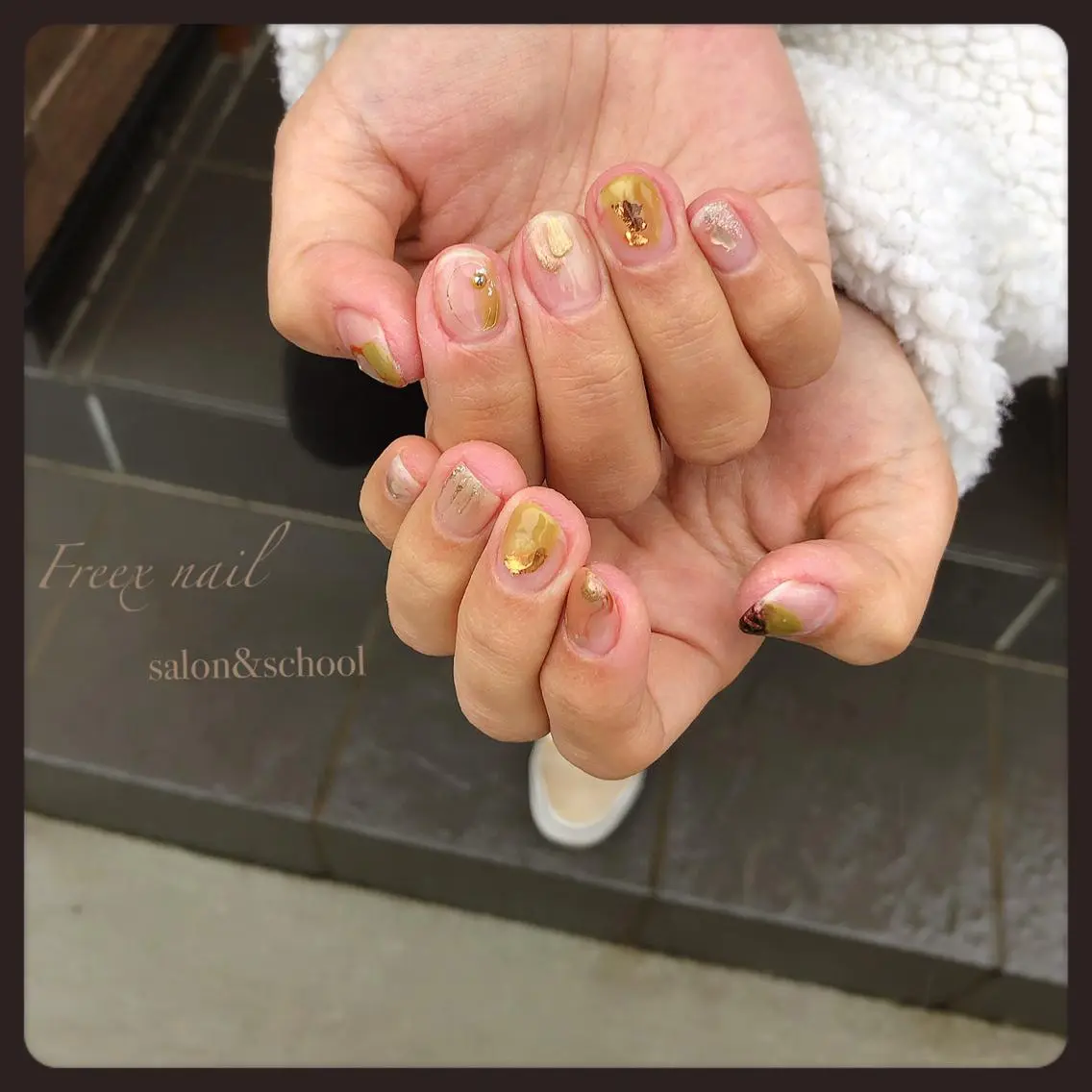 ネイル 持ち込み freex nail /ニュアンス/個性派のネイルデザイン