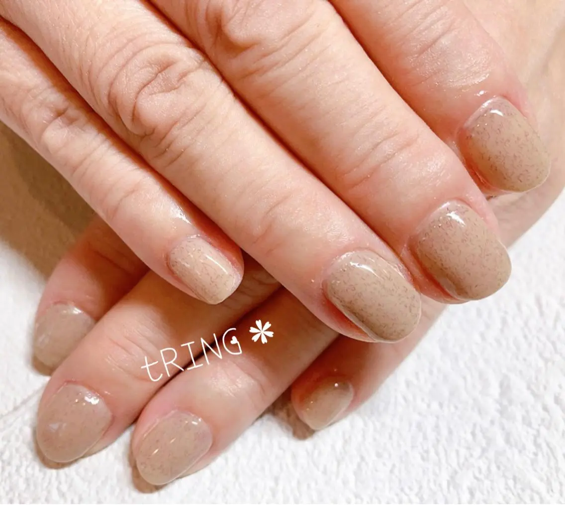 ネイル ハンドネイル tRING＊ しいの木台のネイルデザイン