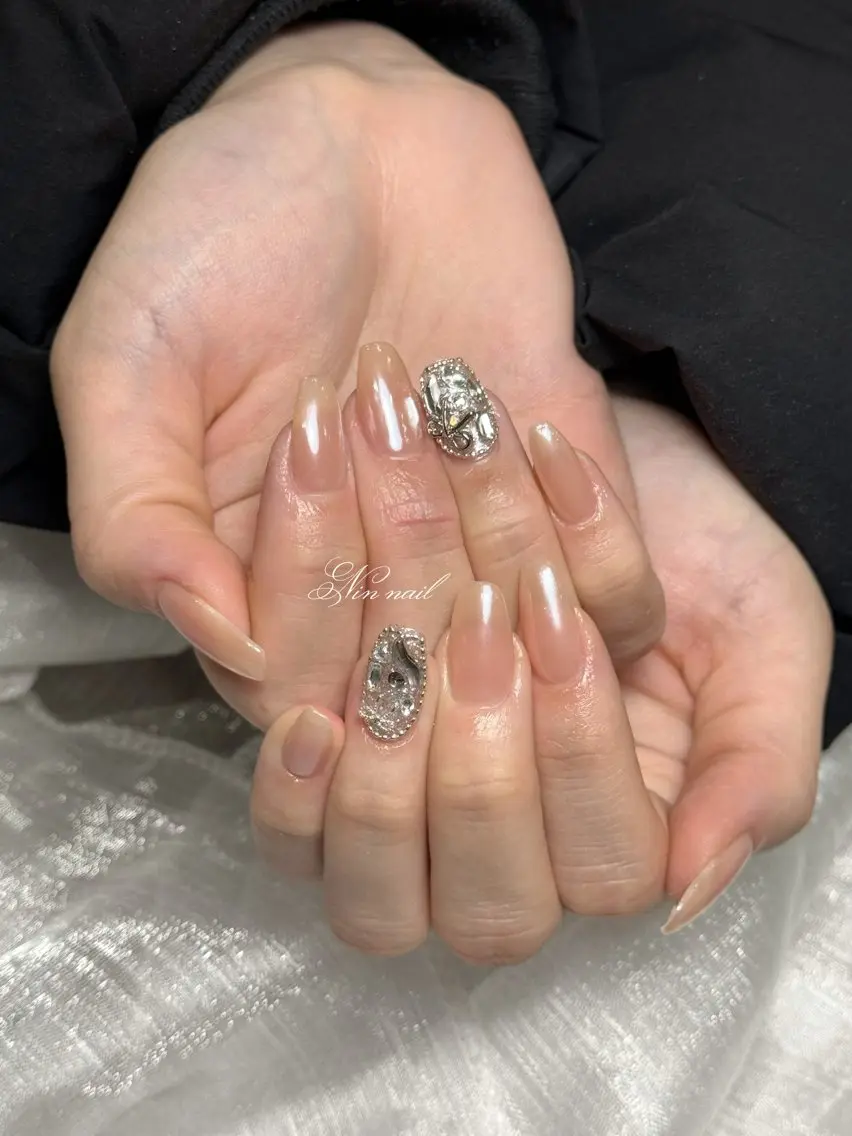 ネイル 持ち込み ハンドネイル ハンドケア Nin ネイル💅のネイルデザイン