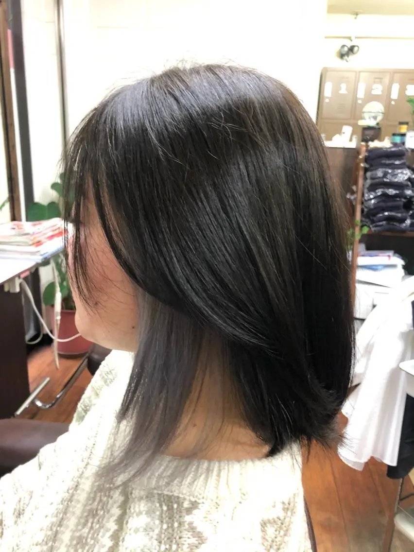 カットなし🌈ᵕ̈*インナーカラー(ブリーチとオンカラー込)+3ステップトリートメントの写真