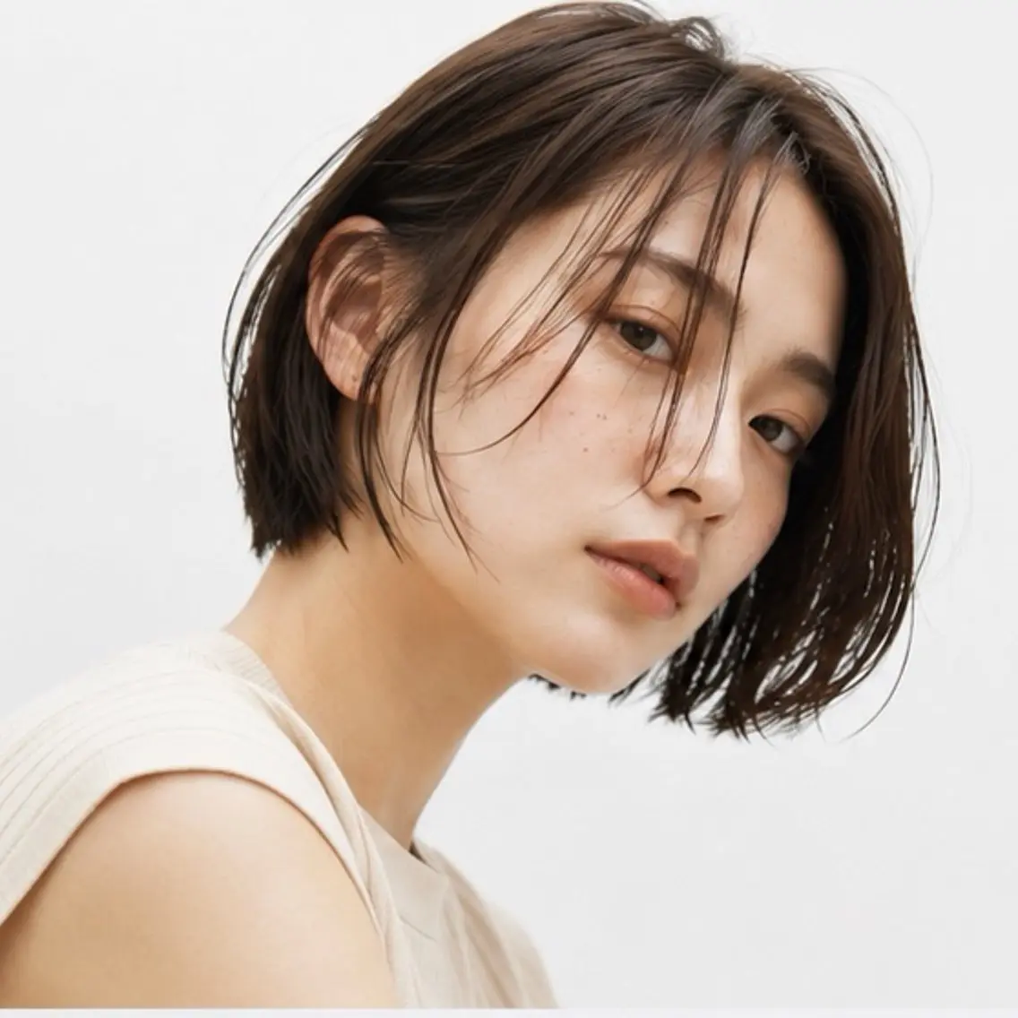 ミディアム カット パーマ カット特化 /BLUET/新宿のヘアスタイル