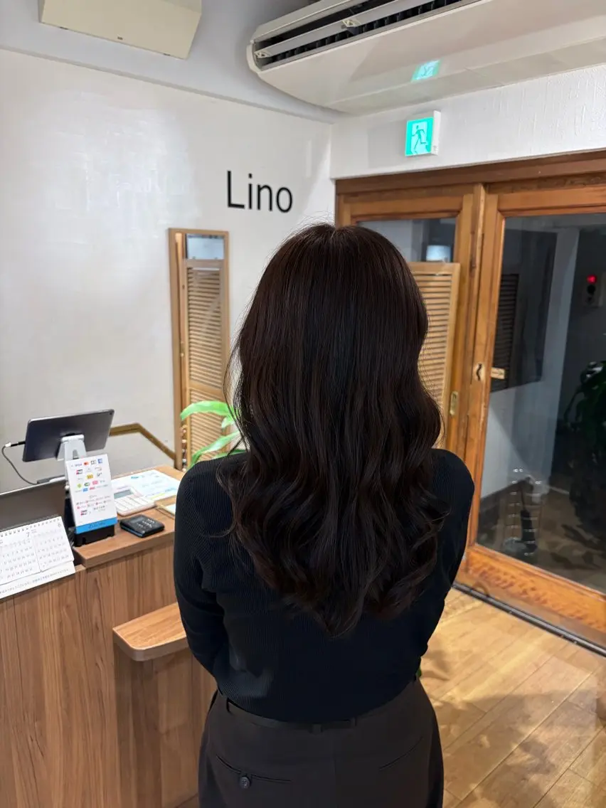 セミロング カラー ブラウンカラー カット ヘアカラー ショートカット透明感 カラー/gima🌱のヘアスタイル