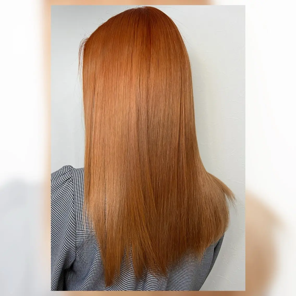 ロング カラー ブリーチ オレンジ 髪質改善 トリートメント カット ヘアカラー トリートメント ✨髪質改善×透明感 カラー✨岩下哲也のヘアスタイル