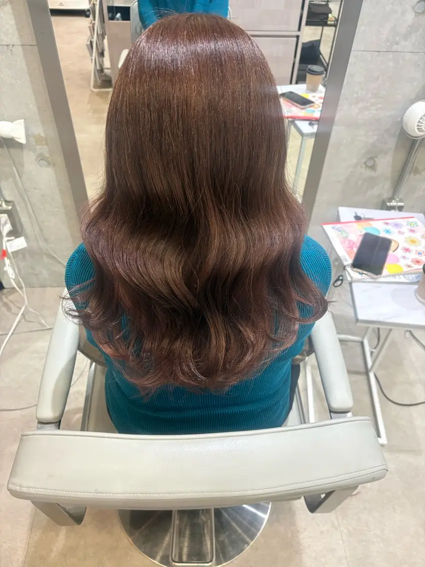 ロング ヘアカラー トリートメント MASHIRO💎 天神/大名のヘアスタイル