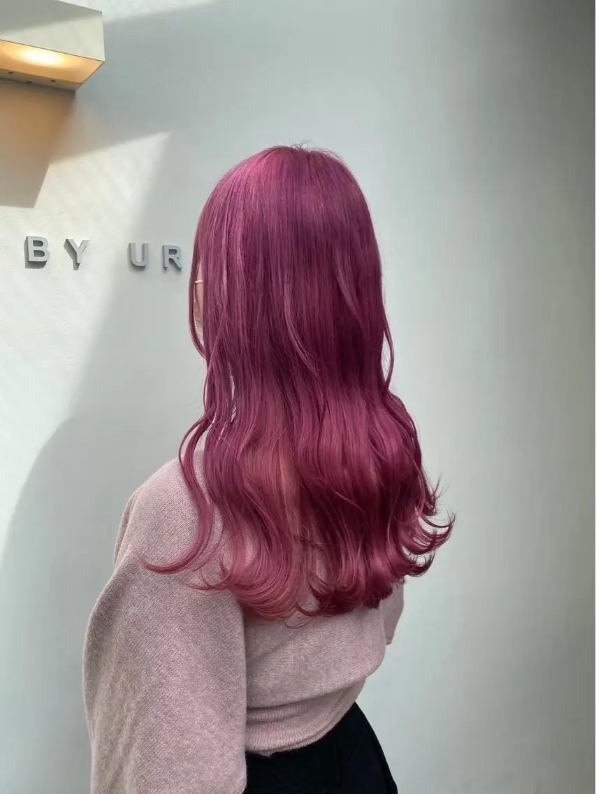 カラー Haruka🐈‍⬛ 艶カラー/HETTUのヘアスタイル