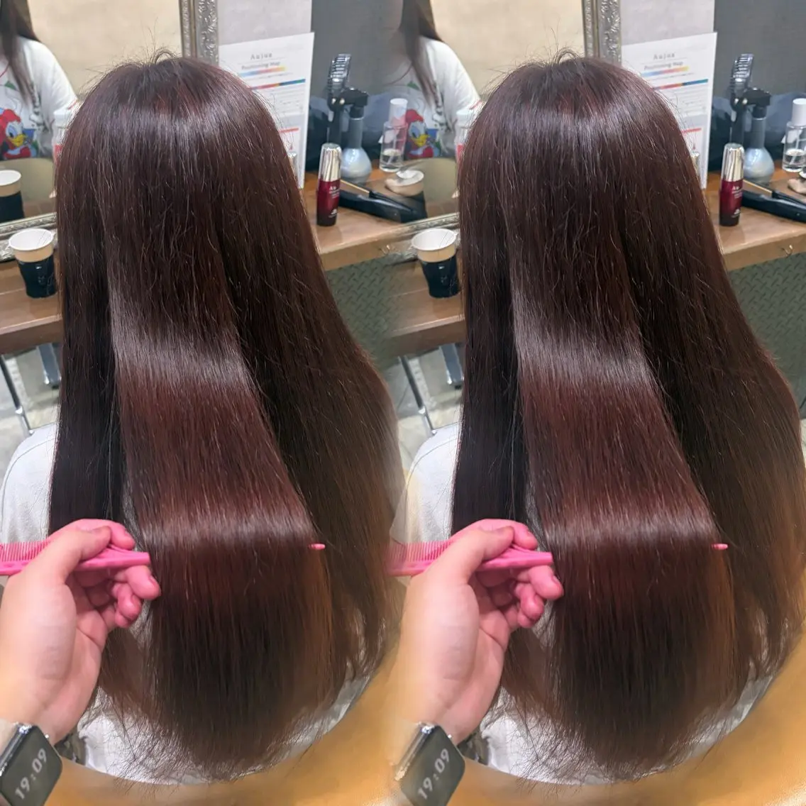 カラー ヘアカラー 鶴ケ峰 透明感カラー葵🫧のヘアスタイル