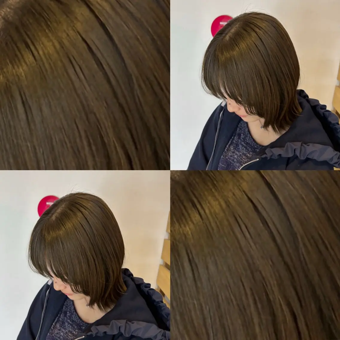 ショート カラー ヘアカラー トリートメント RINNO🌷透明感 カラー/髪質改善のヘアスタイル