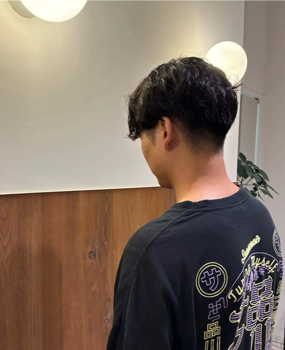 パーマ メンズ 刈り上げ カット 🫧 みゆ🫧のヘアスタイル