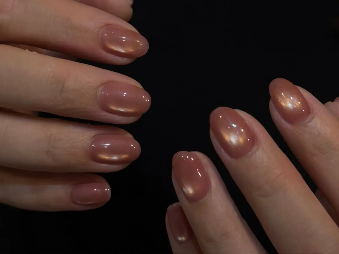 ネイル フレンチネイル マグネットネイル 持ち込み ニュアンスネイル ワンカラーネイル ハンドネイル LINEA.nail Kozueのネイルデザイン