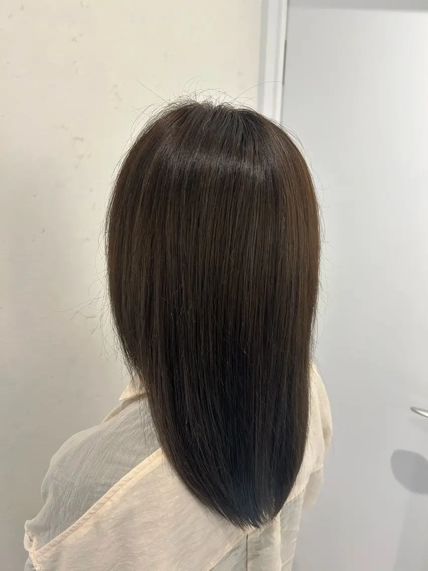 ミディアム カラー ヘアカラー 堀 日次のヘアスタイル