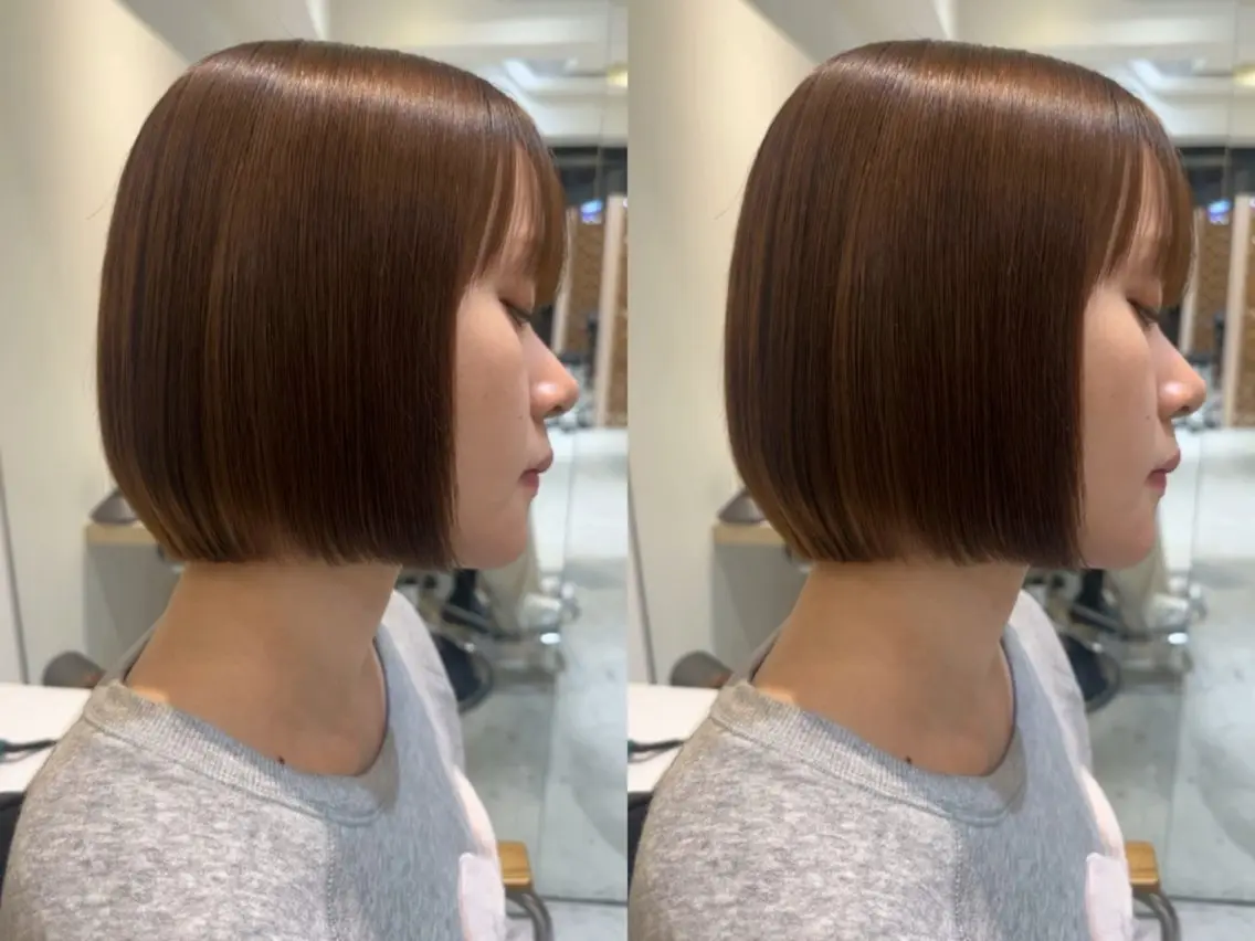 ショート カット ヘアカラー トリートメント AYAKA 下北沢suuのヘアスタイル