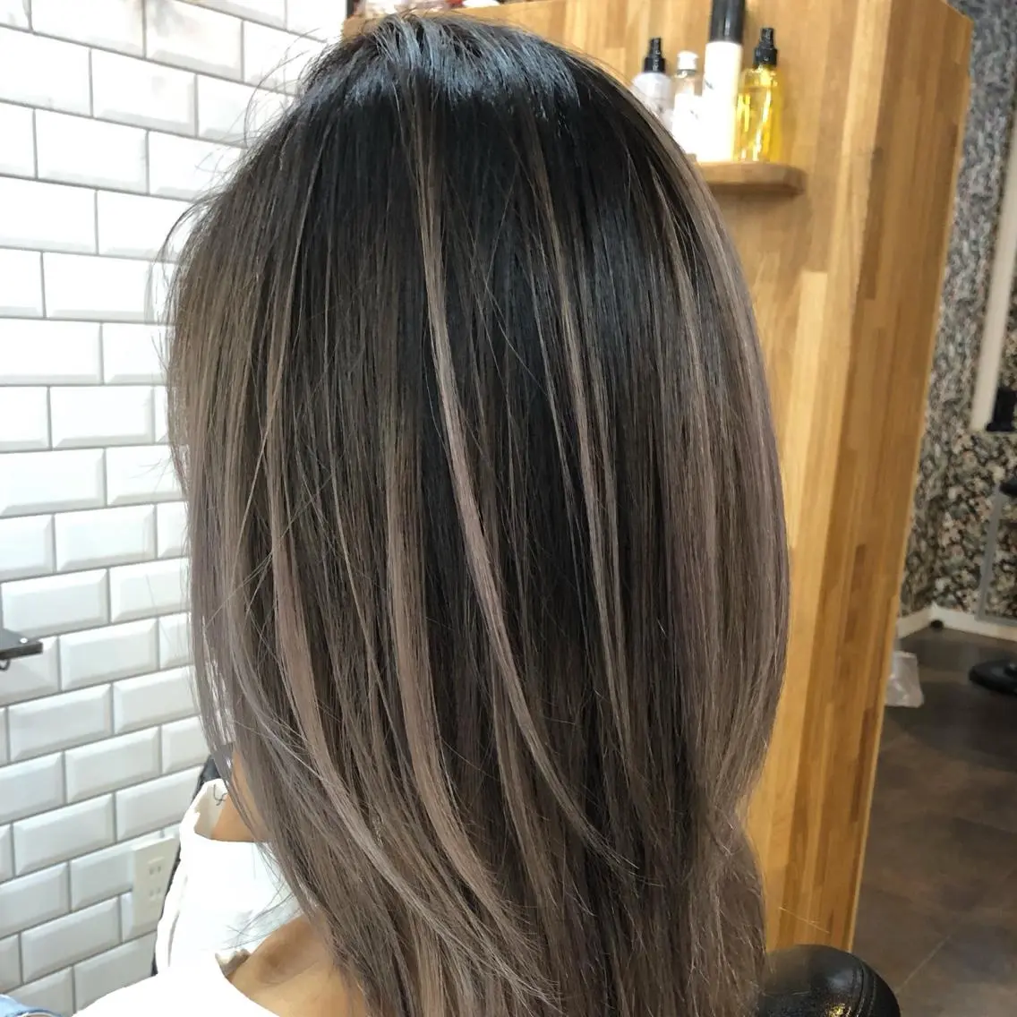 ミディアム カラー 橋本 敬介のヘアスタイル