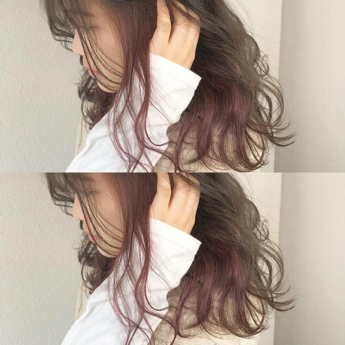 ミディアム カラー あさだ しゅうたろうのヘアスタイル