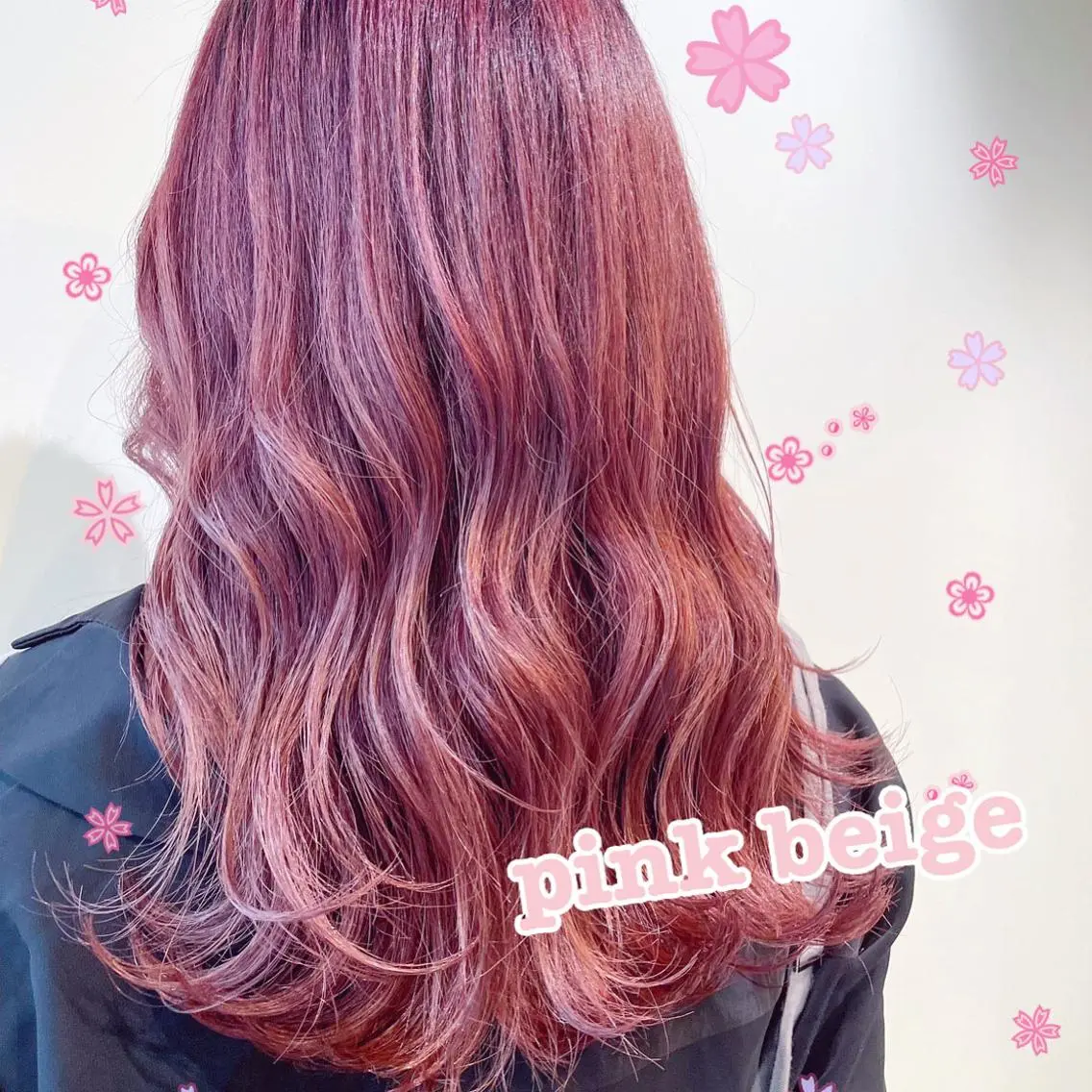 カラー ピンクカラー 南上 野々佳のヘアスタイル