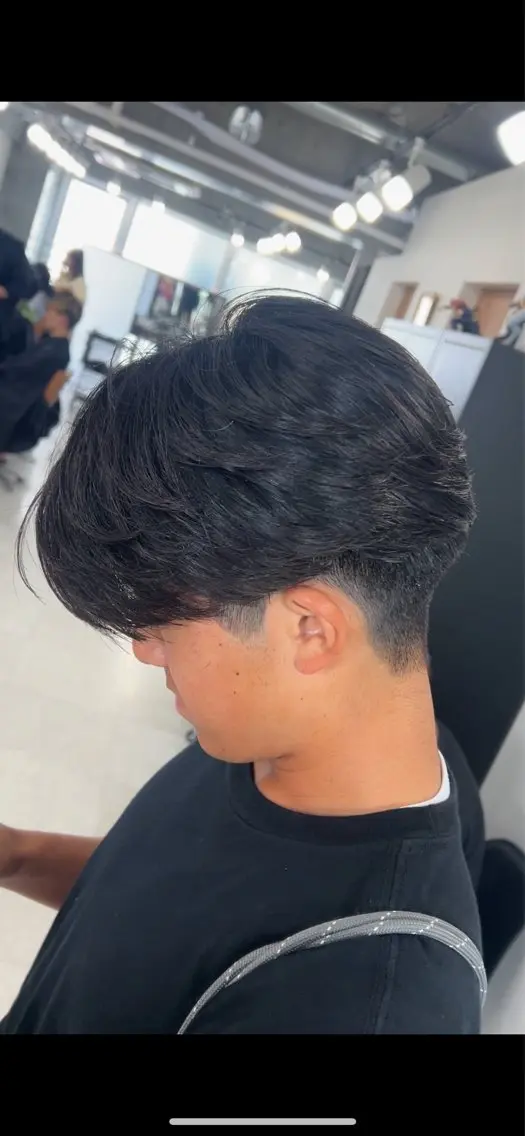 パーマ メンズ カット 縮毛矯正 トリートメント ヘッドスパ ヘアセット カズキ🌼曲がる 縮毛矯正のヘアスタイル