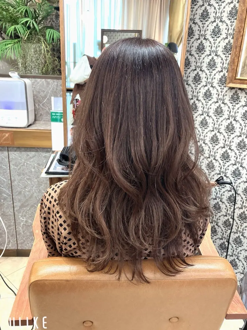 ロング 阿部 雲母のヘアスタイル