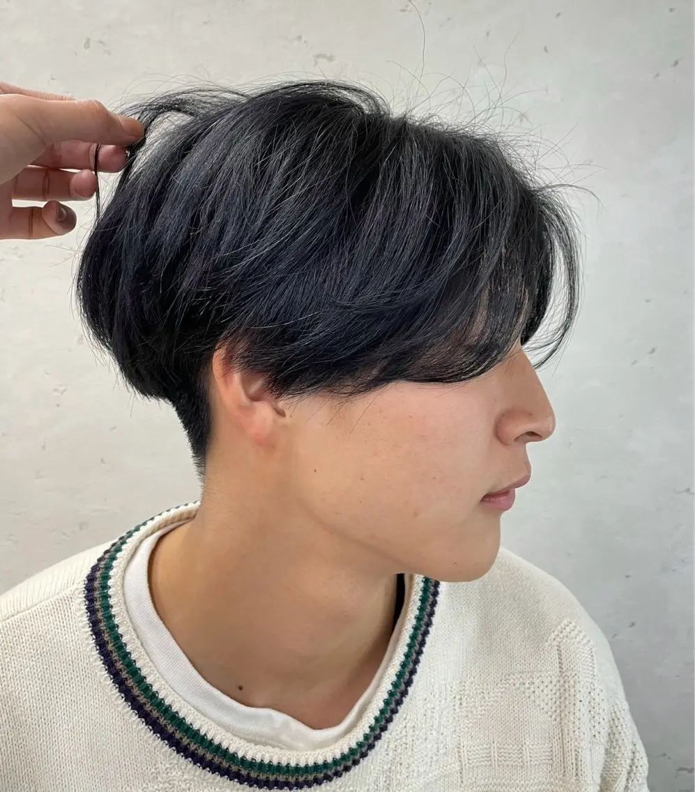 似合わせメンズカット&スタイリング+眉カットの写真