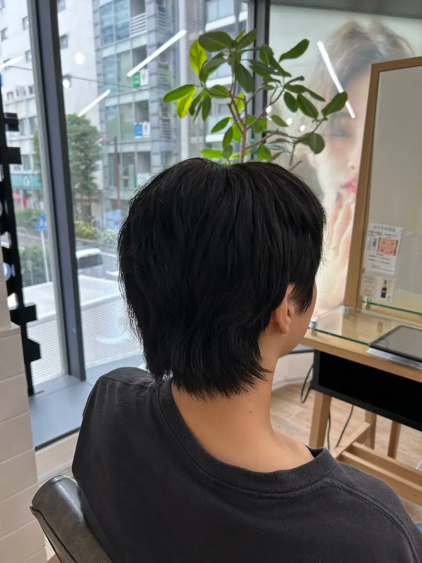 ☆平日1名様学生限定☆［就活生にオススメ👔］暗めメンズワンカラー💁🏻‍♂️➕ヘアセット仕上げ✨の写真