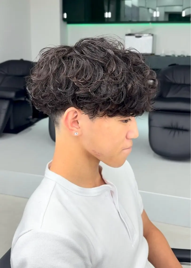 パーマ メンズ メンズパーマ 栄/メンズ美容師 ユキのヘアスタイル