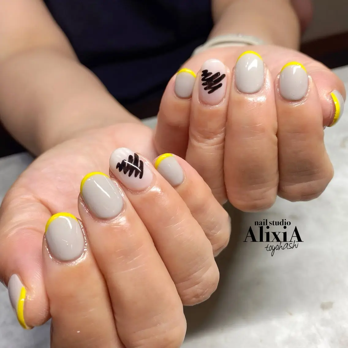 ネイル アートネイル ハンドネイル AlixiA ゆみのネイルデザイン