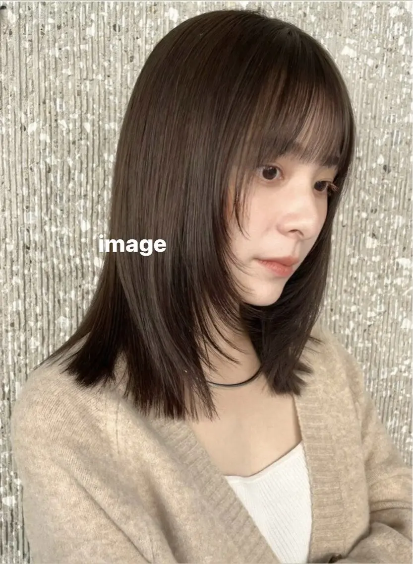 ミディアム 髪質改善ストレート Airi🪽🫧のヘアスタイル