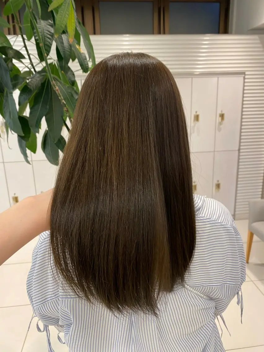 カラー ベージュカラー オリーブベージュ 🎀TEN🎀 オリーブベージュのヘアスタイル