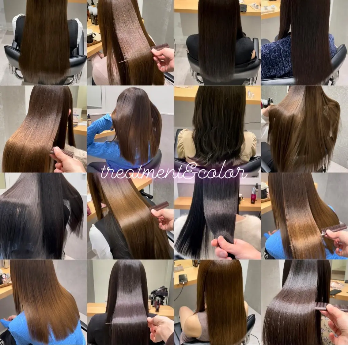 セミロング 髪質改善 トリートメント 髪質改善ヘアケア 艶髪特化/上田のヘアスタイル