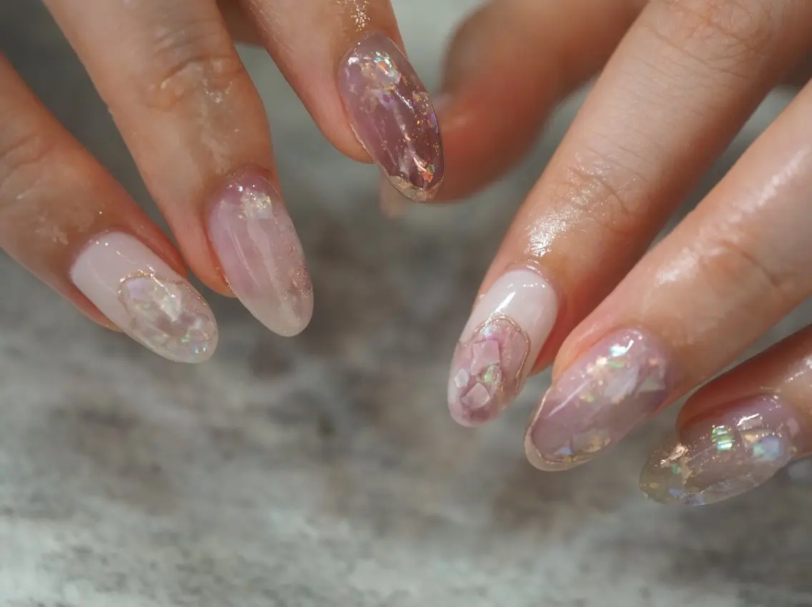 ネイル ハンドネイル glaNje 福光のネイルデザイン