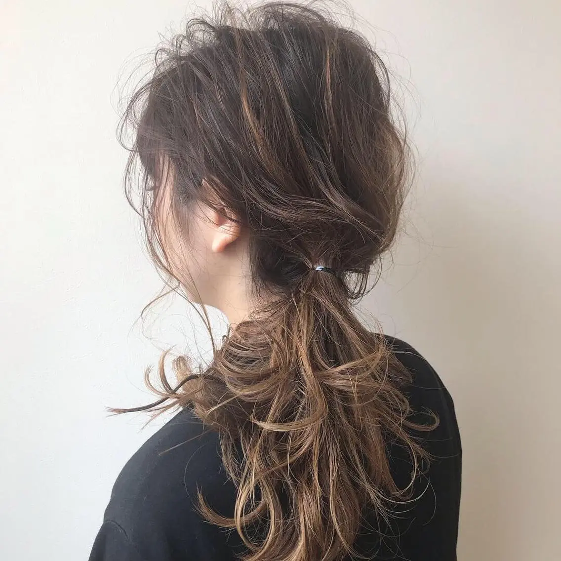 セミロング カラー カット ヘアカラー トリートメント Lien 深井店のヘアスタイル