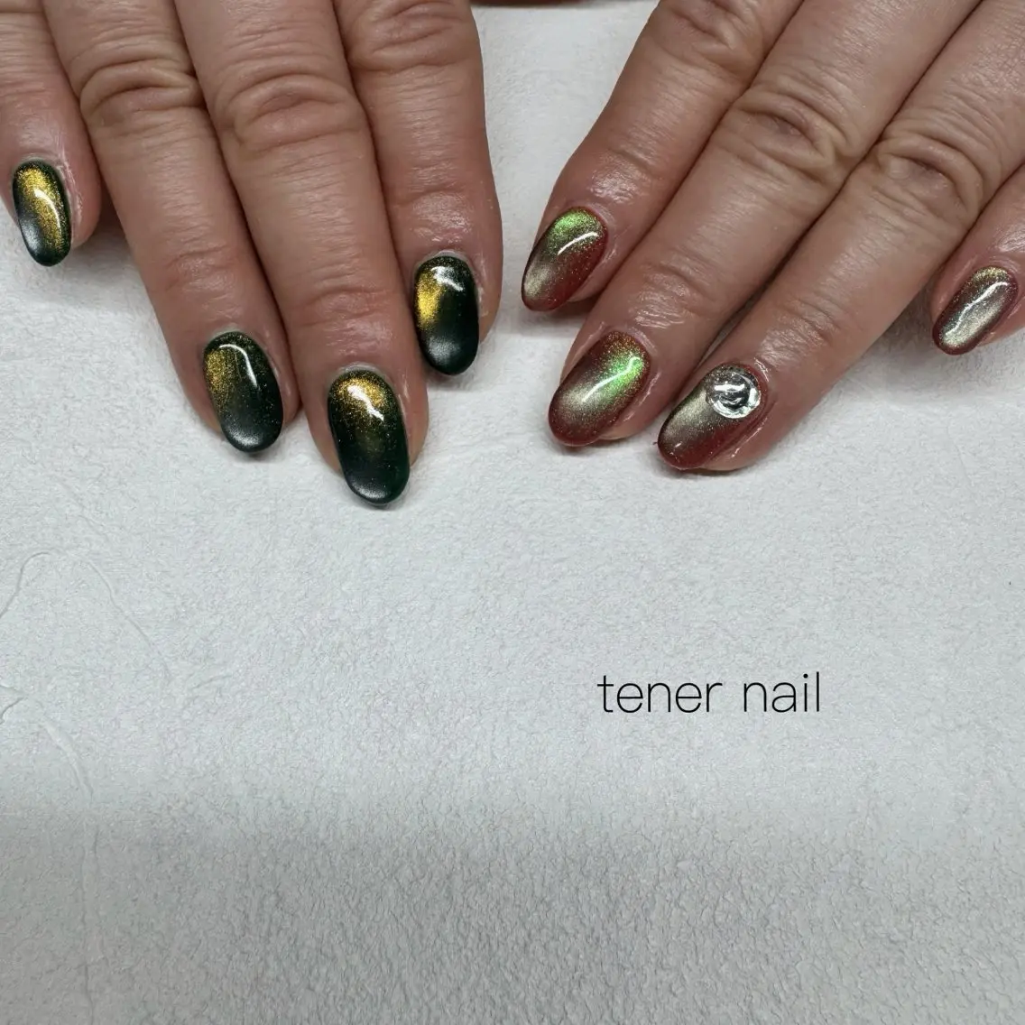 ネイル マグネットネイル ハンドネイル テネルネイル tener nailのネイルデザイン