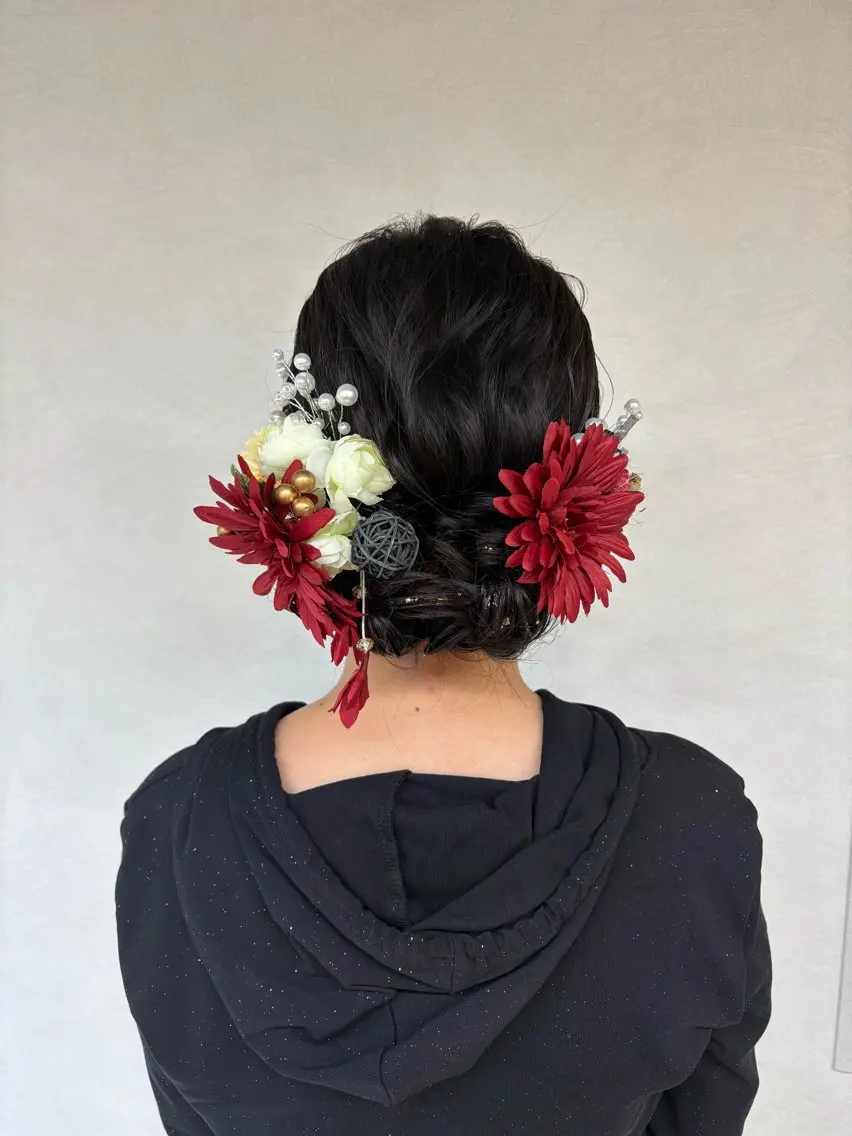 ロング ヘアアレンジ 成人式 ヘアセット ヘアセット/眉毛カッ ト/Nana〻のヘアスタイル