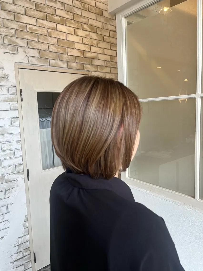 ショート カット ヘアカラー Ayumi/髪質改善 レイヤー/ネイルのヘアスタイル