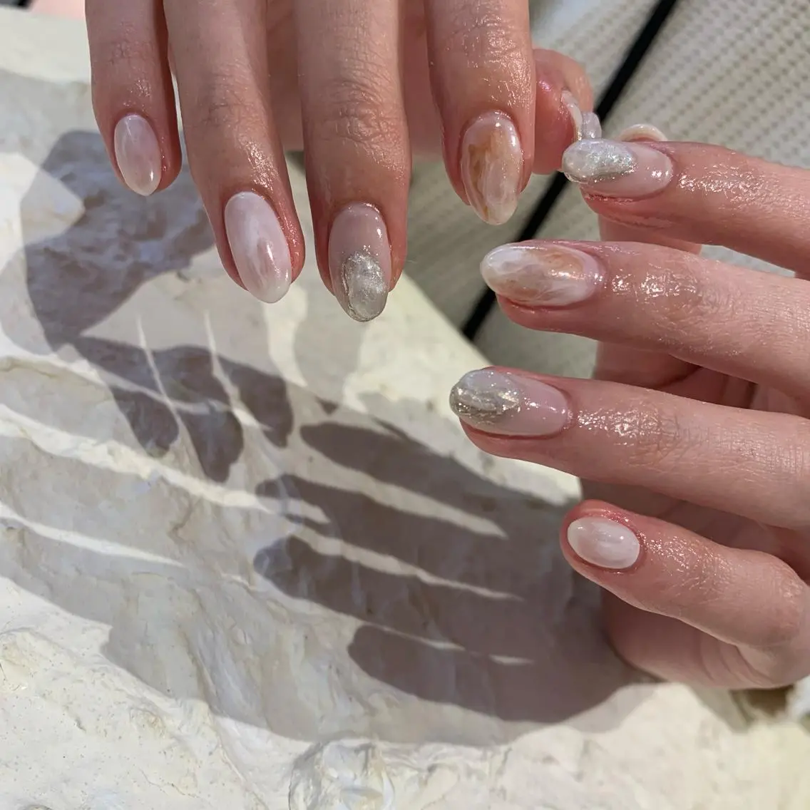 ネイル ニュアンスネイル マキノ ユイのネイルデザイン