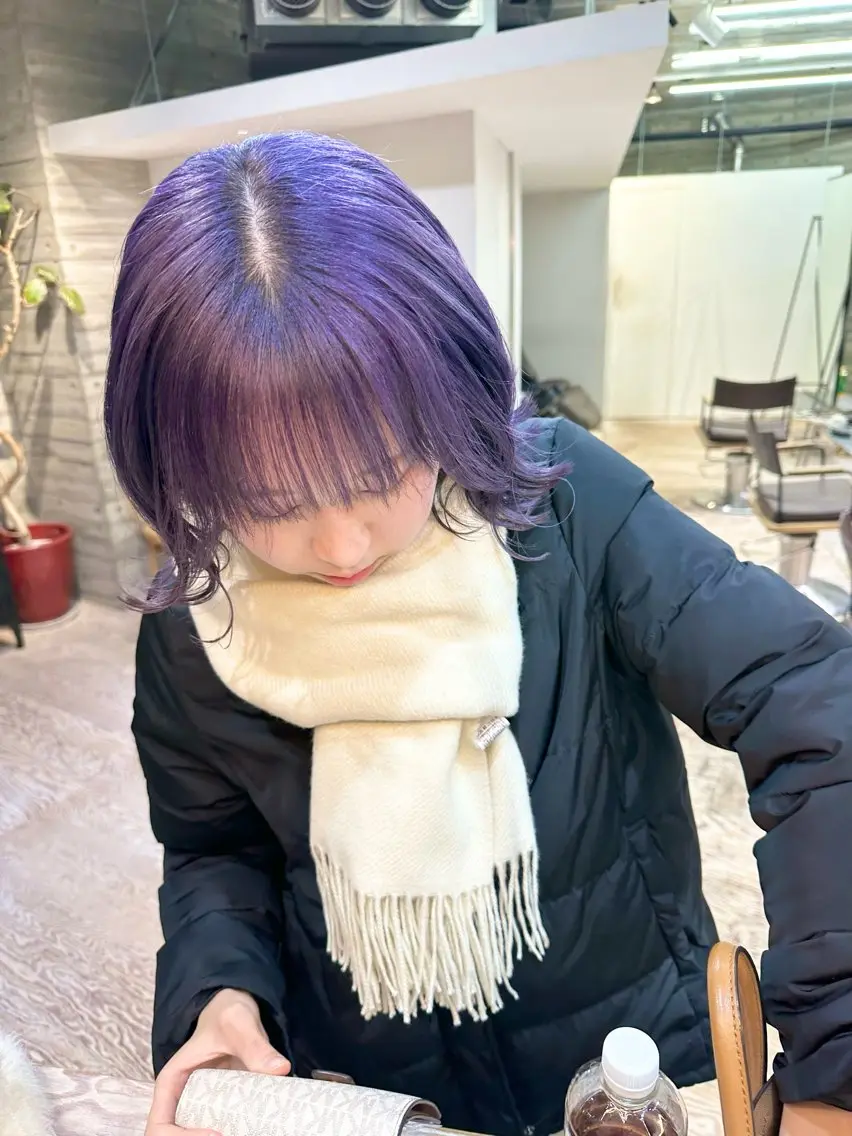 ショート カラー ヘアカラー トリートメント ヘッドスパ ヘアセット kai .のヘアスタイル