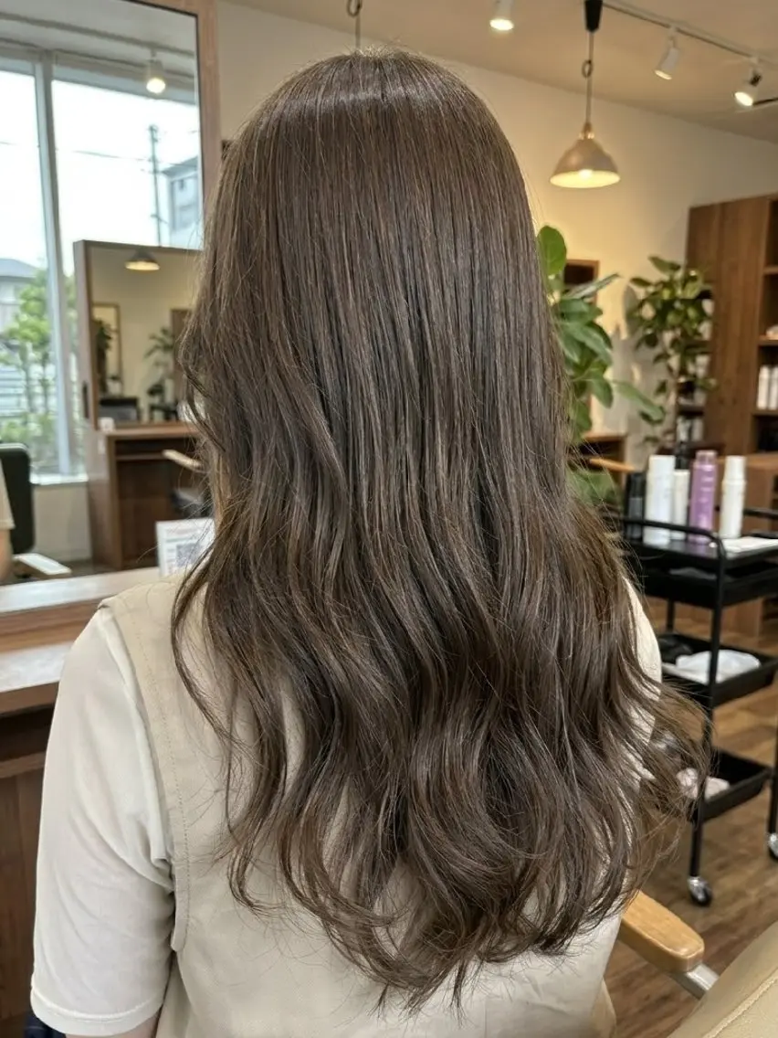 ロング カラー カット ヘアカラー トリートメント sato shoheiのヘアスタイル