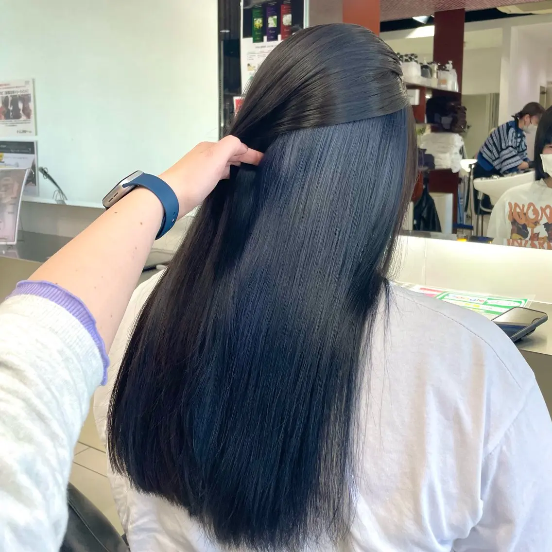 ロング カラー カット ヘアカラー トリートメント 🎀ゆい🎀 髪質改善カラー🎀のヘアスタイル