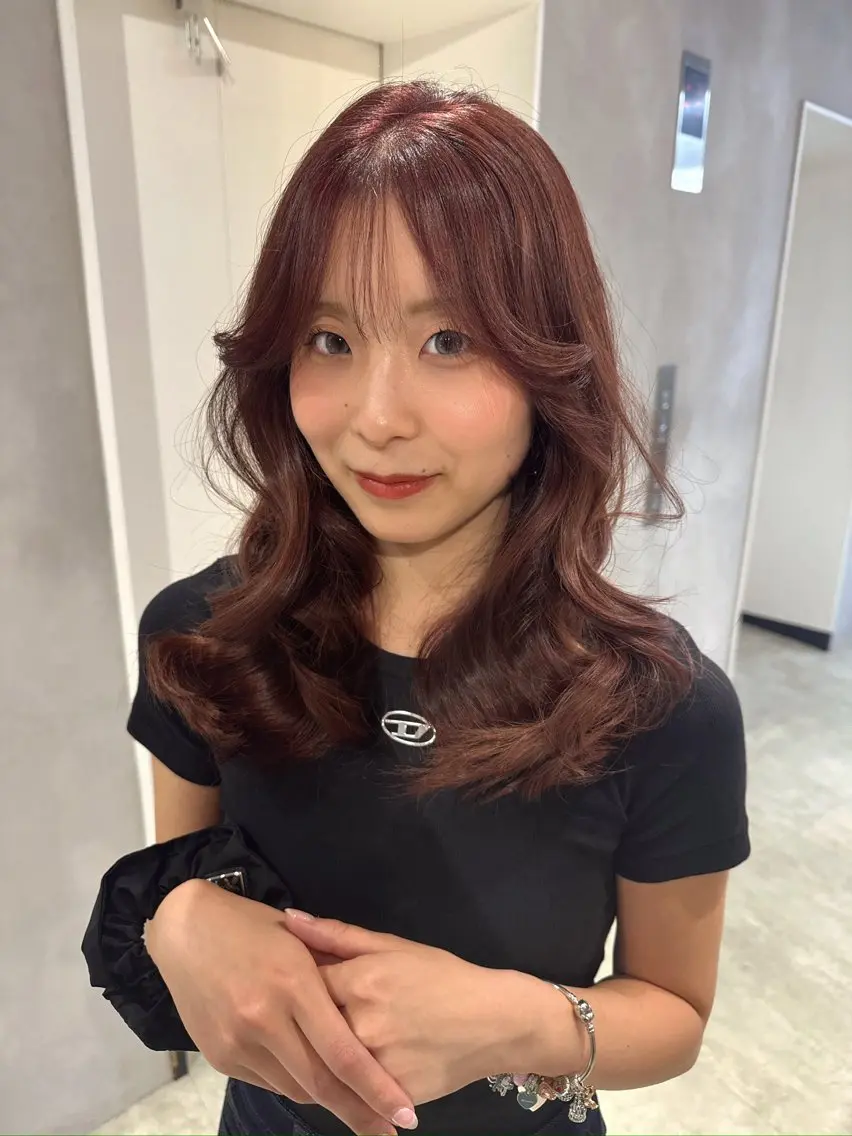カラー カット ヘアカラー 透明感カラー✨艶髪 制作🌱山根あゆみのヘアスタイル