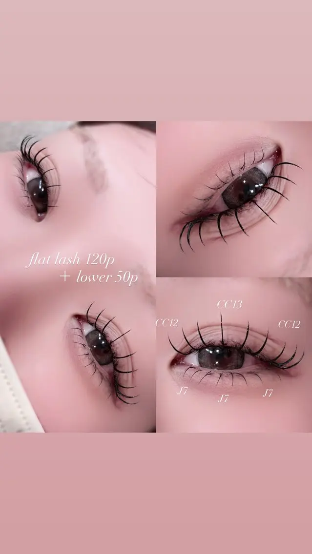 マツエク・マツパ CCカール Cカール キュート Jカール マツエク 🎀束感/上下エク/ 𝙍𝙐𝘼 🎀のマツエク・マツパデザイン