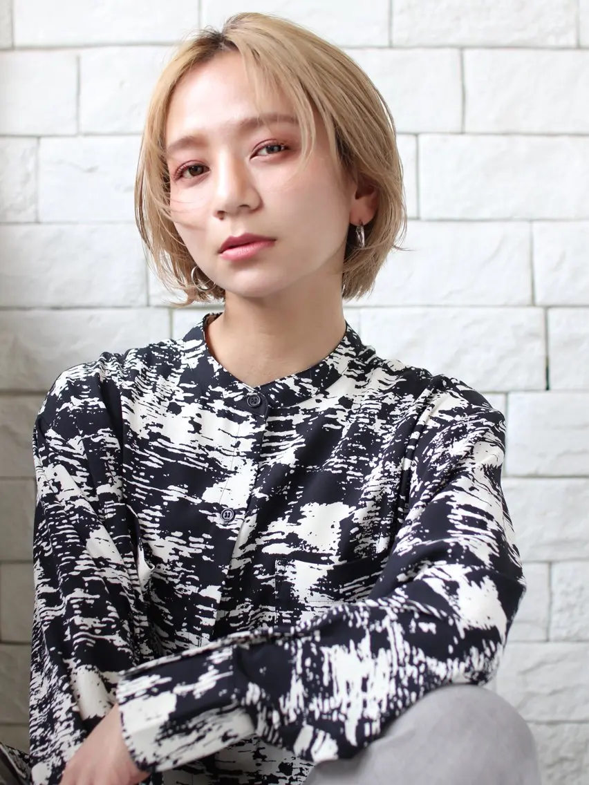 ミディアム カラー fors宇津木 遥のヘアスタイル