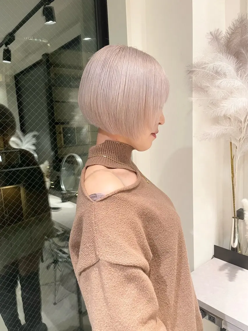 2ケアブリーチカラー🩵の写真
