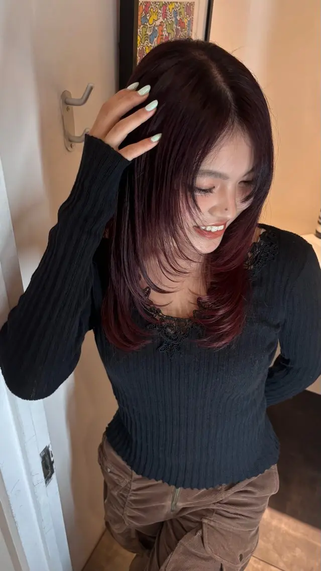 カラー ヘアカラー トリートメント yukie/ ブリーチカラーのヘアスタイル